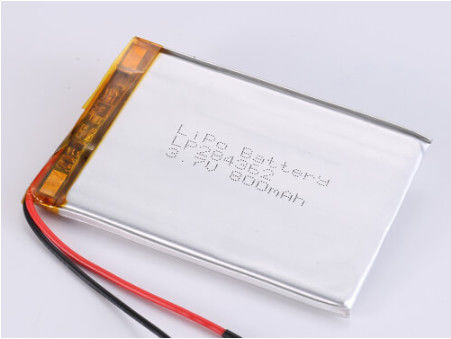LP284362 3.7V 800MAH Li-ionbatterijen Fabrikanten LiPo-pack met kortcircuitbescherming en -veiligheid