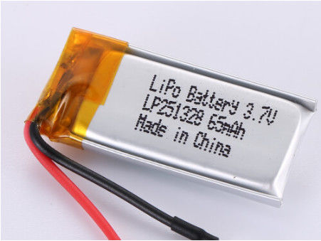 LP251328 3.7V 65MAH Li-ionbatterijen