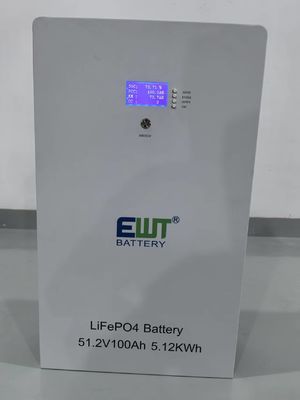 Premium EWT LiFePO4 51.2V 100Ah 5,12kWh batterij voor betrouwbare zonne- en RV-energie