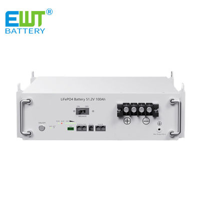 51.2v 100ah Zonnebatterij Lithium Iron Phosphate Grote capaciteit Noodstroomvoorziening Onderhoudsvrij -20C tot 60C